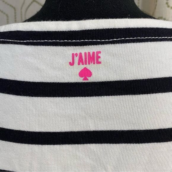 Kate Spade Striped Mon Amour Knit long sleeve top Size M - Picture 6 of 8